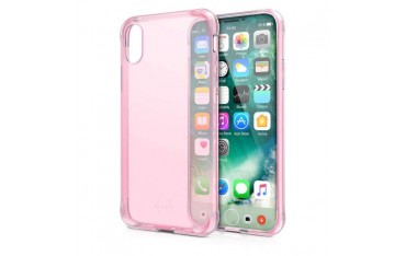 ITSKINS Nanogel Slim Silikone Cover til iPhone XS MAX - Gennemsigtig Pink