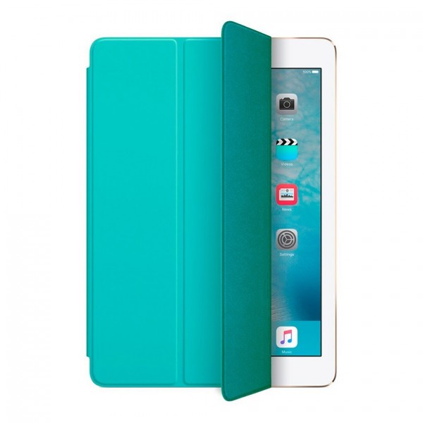 Apple iPad Air 2 Tri-Fold Stand Smart Folio PU Læder Cover Grøn