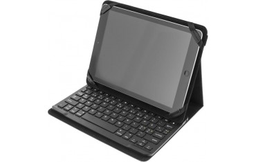 DELTACO Tablet holder med tastatur (Nordisk layout)