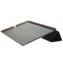 3-folding Slim Smart Cover Companion etui med Sleep & Wake-up Funktion til iPad Air (Sort)