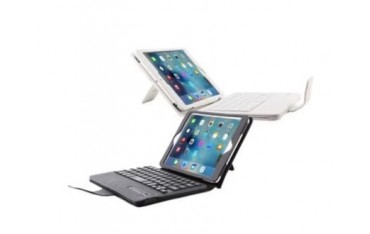 Apple iPad 4 iPad 3 iPad 2 Læder Cover og Tastatur med Bluetooth SORT