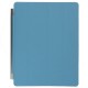4-fold Slim Smart Etui Companion Cover til iPad 4 / new iPad (iPad 3) / iPad 2 (Blå)