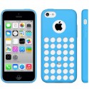 Apple iPhone 5C Hollow Dot TPU Cover Blå