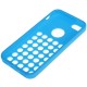 Hollow Dot TPU Cover til iPhone 5C - Blå