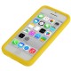 Hollow Dot TPU Cover til iPhone 5C - Gul