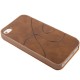 Kalaideng Oscar Series Flip læder etui til iPhone 4 / 4S (Coffee)
