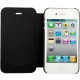 Kalaideng Oscar Series Flip læder etui til iPhone 4 / 4S (Sort)