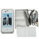 Ultra-slim Design Waterproof / Snow-proof / Dirt-proof / Shock-proof Protective Case for iPhone 4 & 4S ( Hvid )