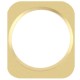 Replacement Golden Ring Aluminum Home Button for iPhone 5 (Hvid)