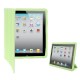 Leather Case with Ultra Thin Smart Cover for iPad 2 (Light Green)