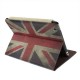 Retro Great Britain flag læder etiu med kreditkort lomme til new iPad (iPad 3) / iPad 4