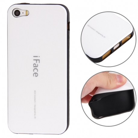 iFace TPU Cover til iPhone 5 & 5S - Hvid
