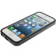 TPU Cover + Plastik Bumper Frame & Skærm beskyttelse til iPhone 5 & 5S (Sort)