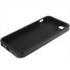 TPU Cover + Plastik Bumper Frame & Skærm beskyttelse til iPhone 5 & 5S (Sort)