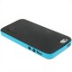 TPU Cover + Plastik Bumper Frame & Skærm beskyttelse til iPhone 5 & 5S (Baby Blå)