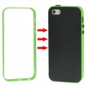 iPhone SE 5S 5 TPU Cover Ramme Skærm beskyttelse Grøn