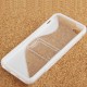 Frosted Plastic + TPU Protective Cover med Holder til iPhone 5C (Hvid)