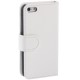 Melkco Litchi Texture Luxury Handmade Leather Case with Credit Card Slot for iPhone 5 & 5S (Hvid)