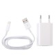 2 in 1 (5V 1A EU Plug Travel Charger Adapter) til iPhone 5 / 5S / 5C, iPod Touch 5 th / iPod Nano 7G