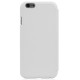 Cowhide Texture Pattern Horizontal Flip Leather Case with Call Display ID for iPhone 6( Hvid)