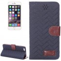 iPhone 6 Plus / 6S Plus Læder Etui med Kortholder - Blå