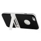 Frosted TPU Cover med Aftageligt Plastik Bumper & Holder til iPhone 6 (Sort)