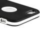 Frosted TPU Cover med Aftageligt Plastik Bumper & Holder til iPhone 6 (Sort)