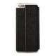 Oracle Texture Horizontal Flip Læder Cover Med Holder til iPhone 6 Plus (Sort)