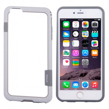 Bumper (To-Farver) til iPhone 6 (Hvid)