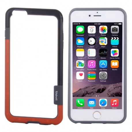 Bumper (To-Farver) til iPhone 6 (Hvid+Sort)