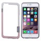 Bumper (To-Farver) til iPhone 6 (Hvid+Pink)