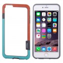 WALNUTT To Farvet Bumper til iPhone 6 / 6S - Orange/Blå