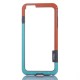 Bumper (To-Farver) til iPhone 6 (Orange+Blå)