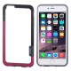 Bumper (To-Farver) til iPhone 6 (Sort+Magenta)