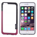 WALNUTT To Farvet Bumper til iPhone 6 / 6S - Sort/Magenta