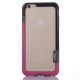 Bumper (To-Farver) til iPhone 6 (Sort+Magenta)