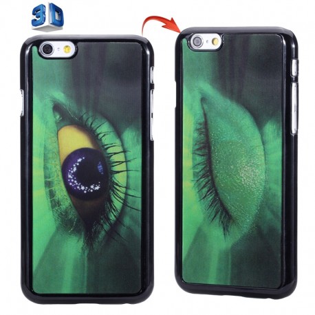 3D Billed Grønt Øje Hård Cover til iPhone 6