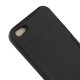 Silicone + Plastic Kombination Etui med Holder til iPhone 5 (Sort)