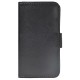 Crazy Horse Texture Pung Style Læder Etui med Kort Holder til iPhone 6 (Sort)