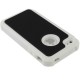 Shock Proof Dual Layer Gele Silikone Hård Plastik Cover til iPhone 4 & 4S (Hvid)