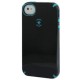 Speck Silikone & Plastik Cover med Udluftningshuller til iPhone 4 & 4S (Sort)