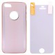 Baseus Ultra-tynd Gennemsigtig Plastik Cover til iPhone 5/5S (Guld)