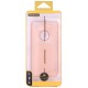 Baseus Ultra-tynd Gennemsigtig Plastik Cover til iPhone 5/5S (Guld)