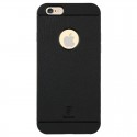 Apple iPhone 6/6S BASEUS PU Læder+Bumper Kombi Cover Sort