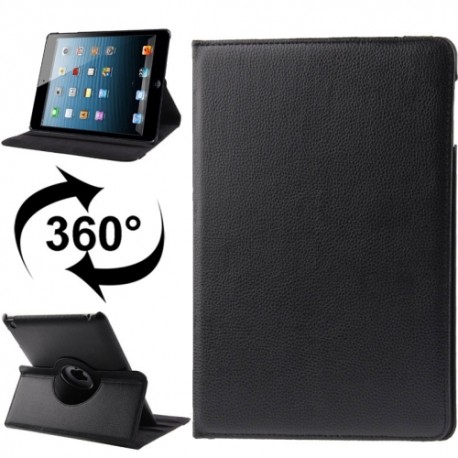 iPad 2 / 3 (New iPad) / 4 Med 360 Graders Roterende Case (Sort)