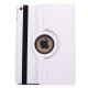 iPad Air 2 Læder Cover Med 360 Graders Roterende Case - Hvid