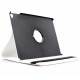 iPad Air 2 Læder Cover Med 360 Graders Roterende Case - Hvid