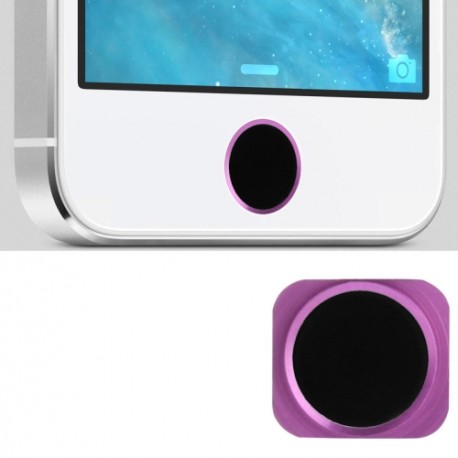 Replacement Ring Aluminum Home Button Til iPhone 5 (Sort+Pink)