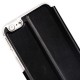 Voltage Horizontal Flip Læder Etui med Kort beholder og Holder til iPhone 6 (Hvid)