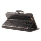 Crocodile Texture Læder Etui med Kort Beholder til iPhone 6 (Sort)